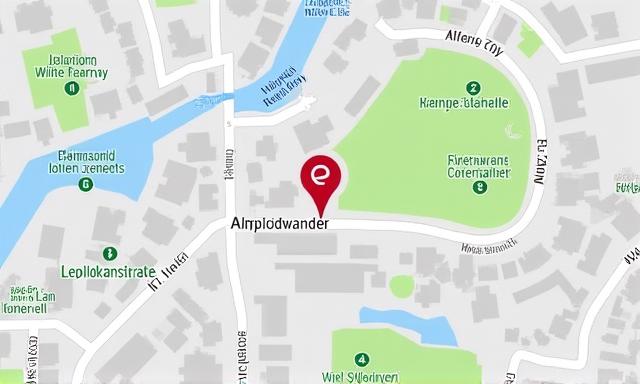 Karte mit dem Standort von Alpenwander in Salzburg